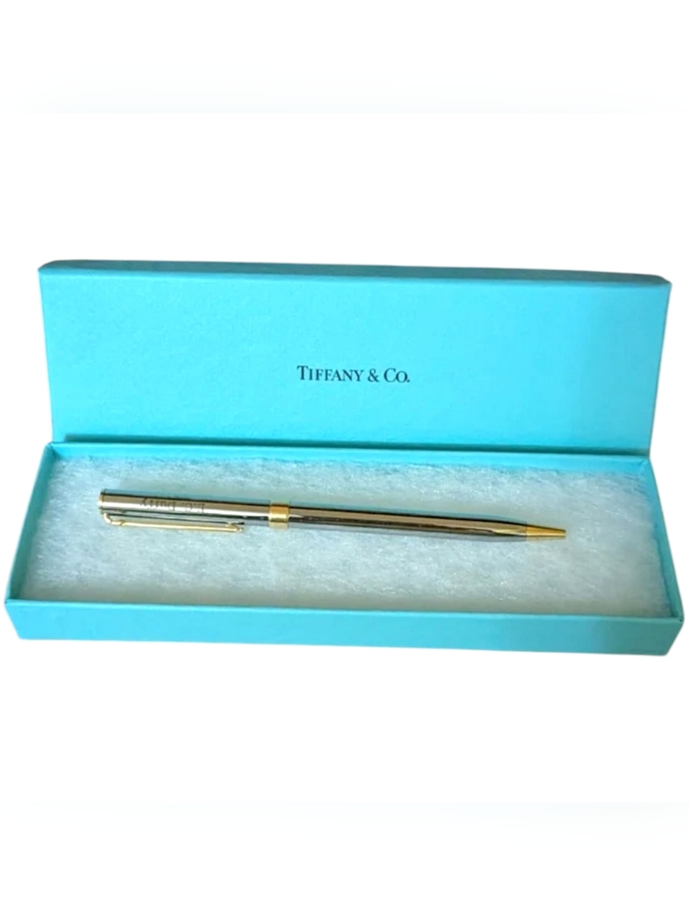 Vintage Tiffany & Co Stering lSilver Pen Heirloom Estate with Box & Bag